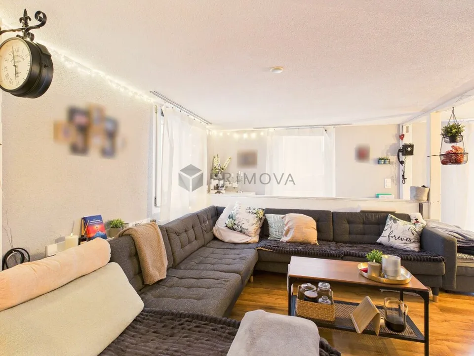 Cozy single-family home at a reasonable price with a large terrace directly on the river and yet very central!
