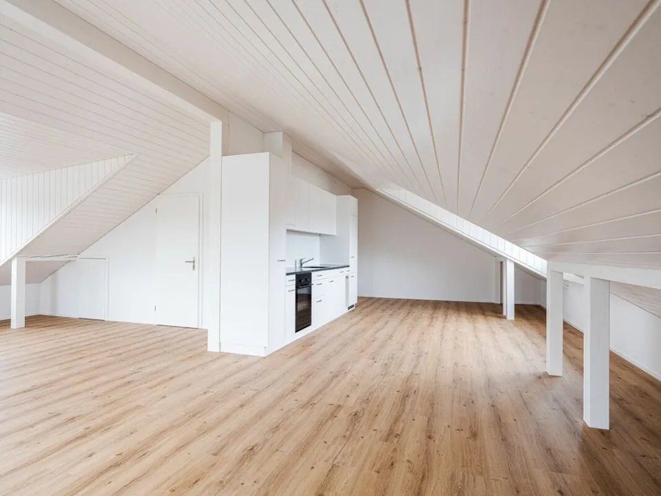ERSTVERMIETUNG, EINZIGARTIGE UND TRENDIGE DACHWOHNUNG MIT LOFTCHARAKTER!