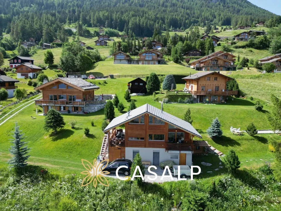 Chalet idilliaco con vista eccezionale