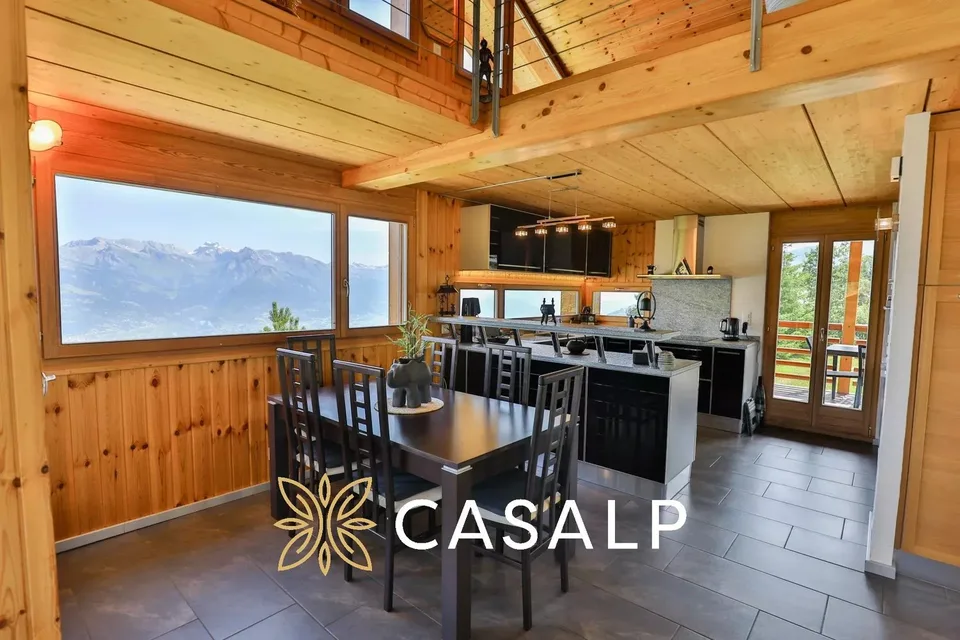 Chalet idilliaco con vista eccezionale
