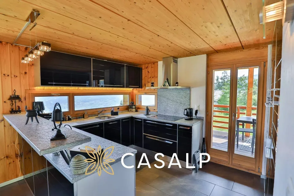 Chalet idilliaco con vista eccezionale