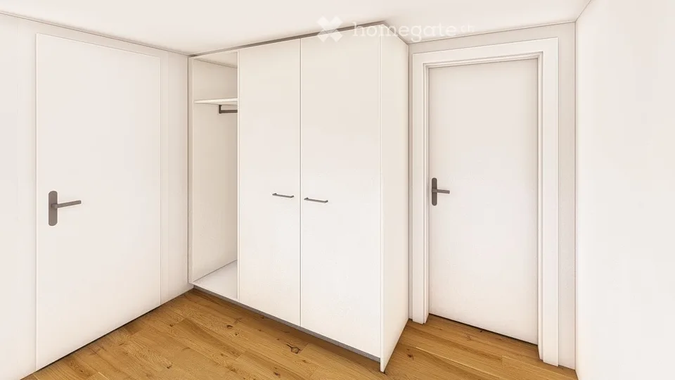 Prima locazione: Appartamento moderno e tranquillo di 2,5 locali al piano terra con terrazza e ingresso separato