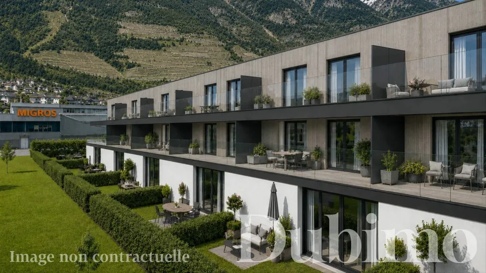 RÉSIDENCE "LES JARDINS DE PROVENCE" - APPARTAMENTI NUOVINEL CUORE DI FULLY