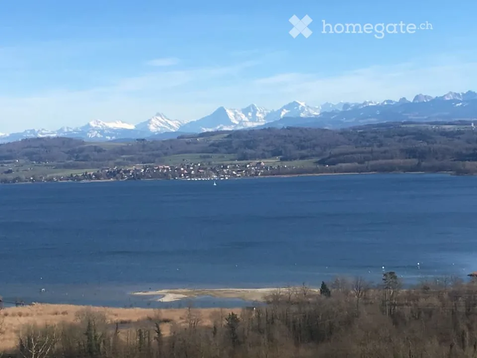Maison écologique avec vue  sur le lac et les Alpes/Ökologisches Haus mit Aussicht auf See und Alpen