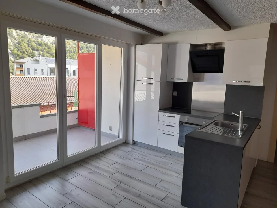 3 Z-Wohnung in Susten / Appartement de 3 pièces à La Souste