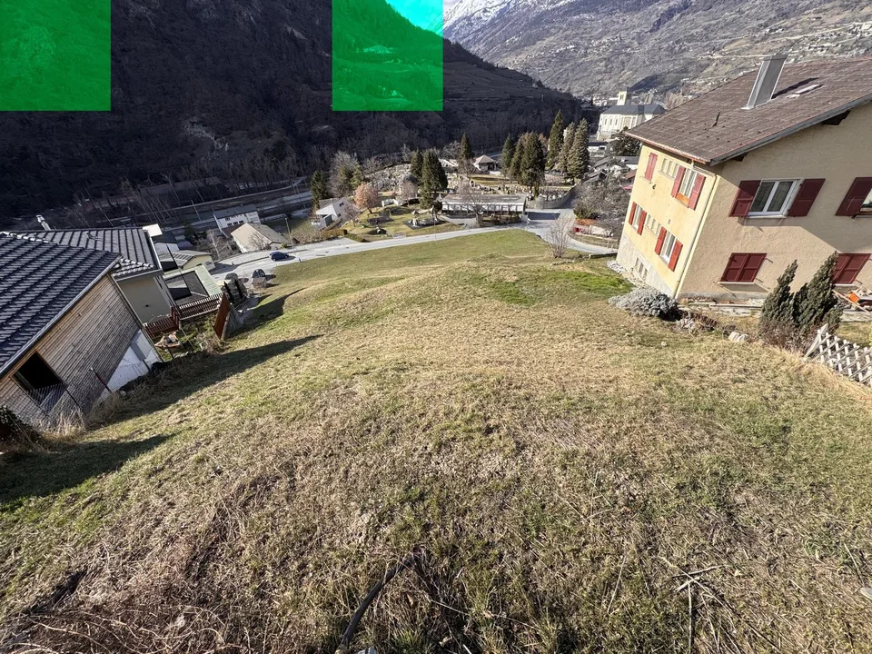 Ruhiges 0-Zimmer-Baugrundstück mit Entwicklungspotenzial, Visp