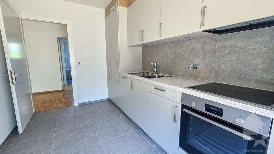 Vouvry, 2,5 Zimmer renoviert mit Garten