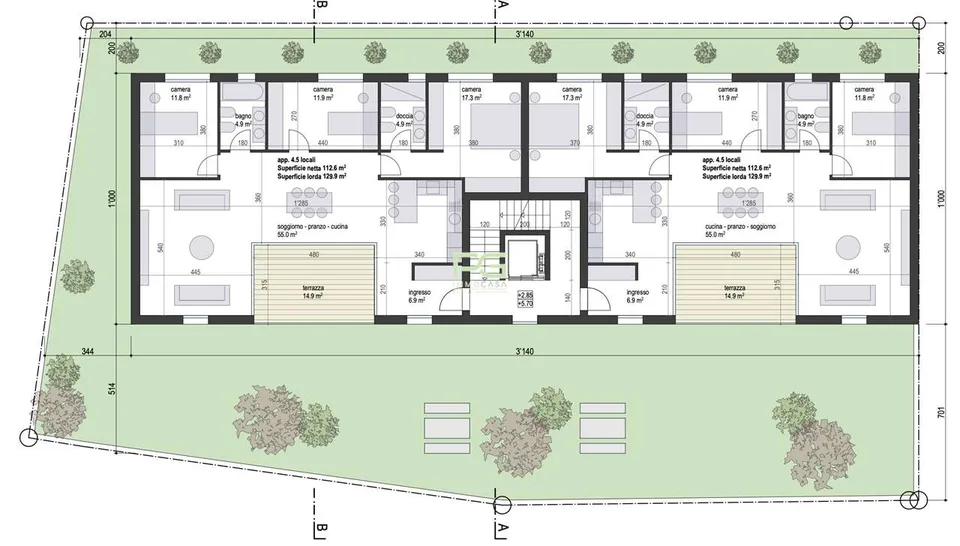 Appartamenti 4.5 locali con giardino – foto 6 di 6