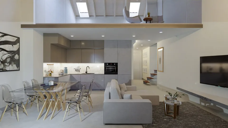 ATTICO DUPLEX 5.5 LOCALI NEL CUORE DI BIASCA