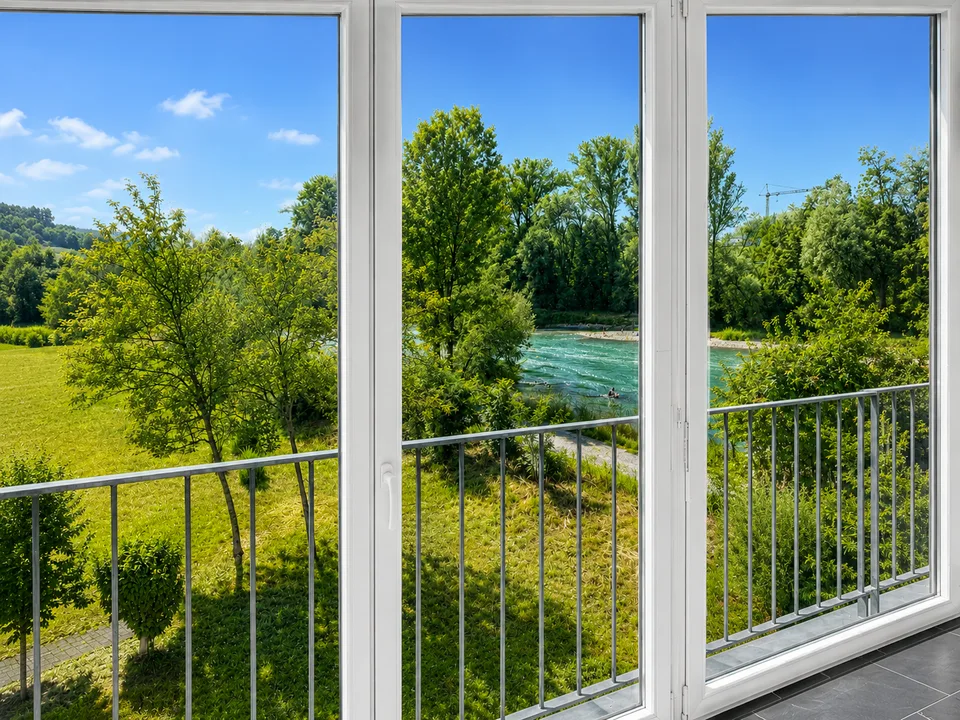 Wohnen direkt an der Naherholung - Limmat vor der Haustür!