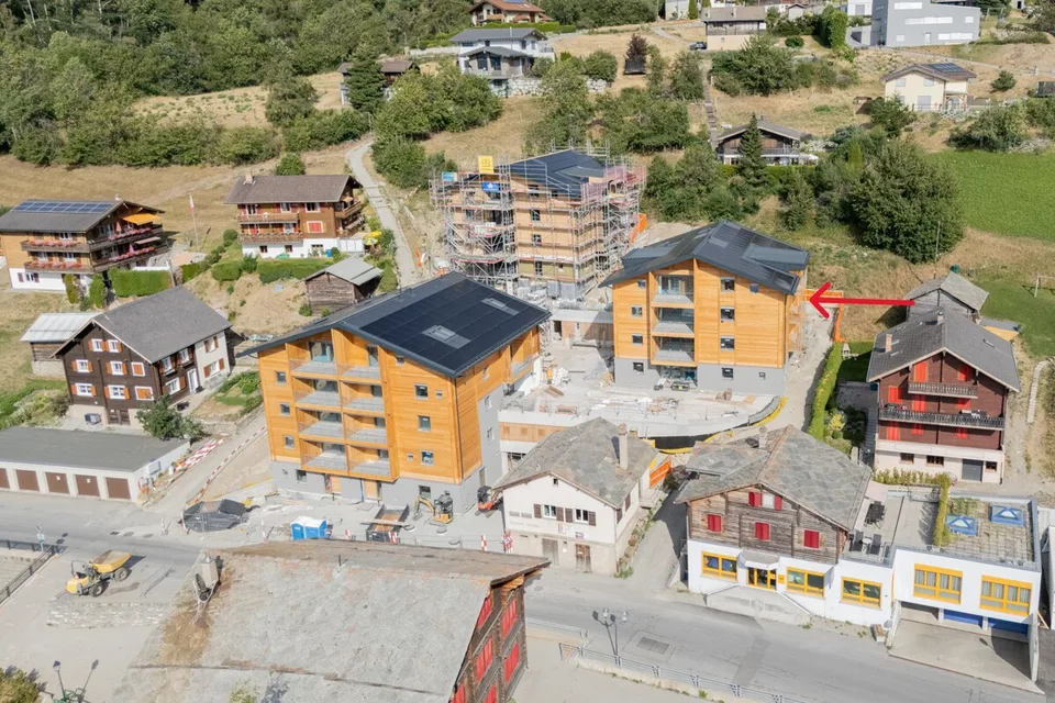 4.5-Zimmer-Dachgeschosswohnung (Zweitwohnung) im Neubau Hasol in Bürch