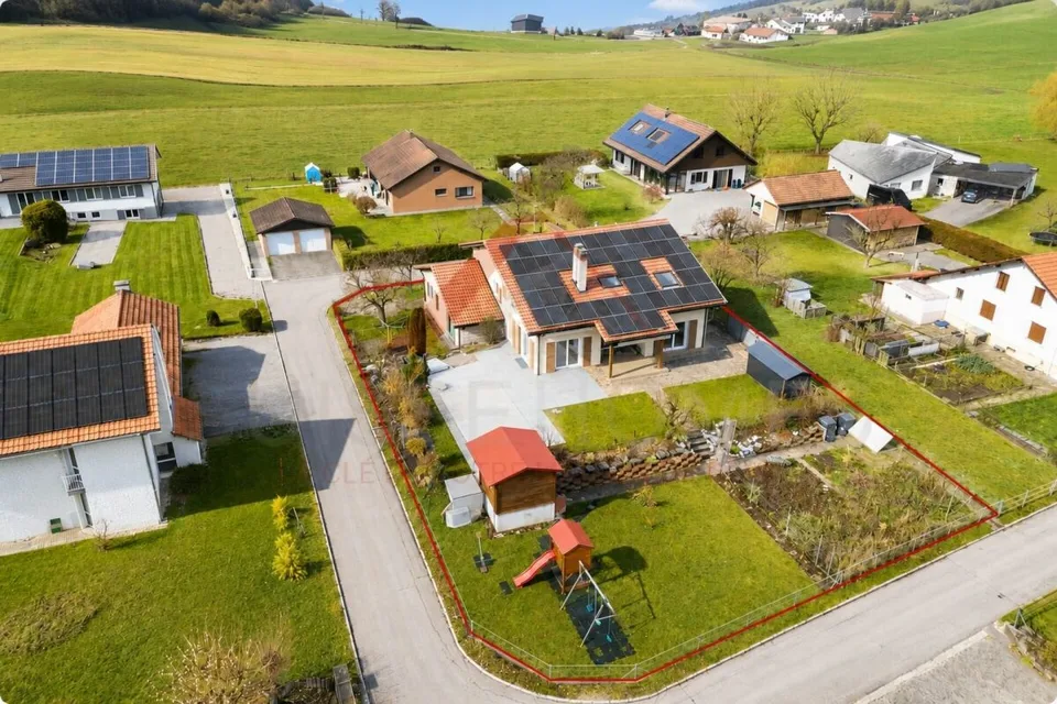 Casa familiare eccezionale con piscina, sauna e grande giardino a La Brillaz