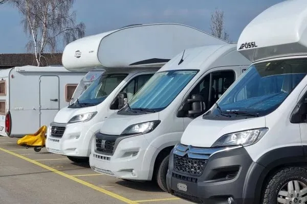 Parkplatz für Wohnmobil, Camper und Wohnwagen zwischen Schaffhausen und Diessenhofen
