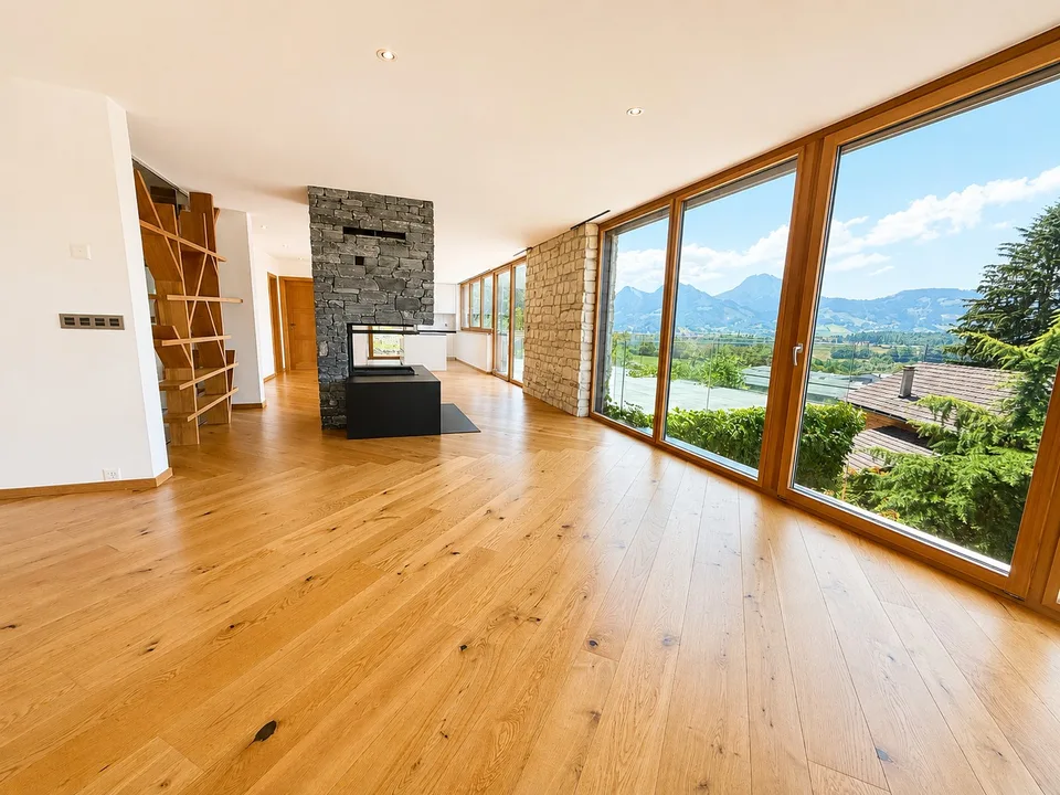 Villa von Ausnahme mit Panoramablick auf den Moléson