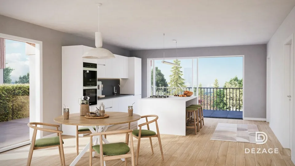 À Montpreveyres, le lien parfait entre ville, transports et nature - Aurora - Villa A