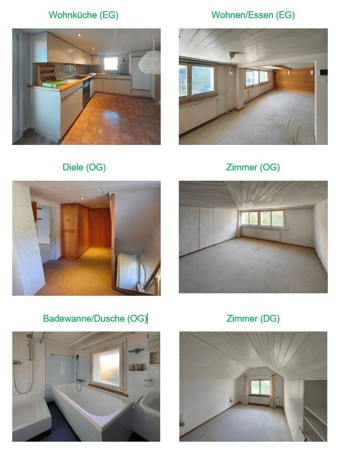 Cozy Appenzeller house or row house in a preferred residential area in Herisau AR