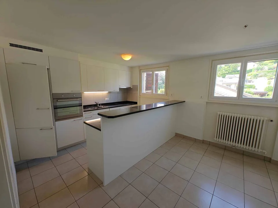 Bello appartamento di 4,5 locali con vista sul lago