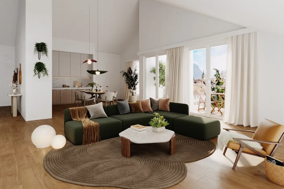Lot A5 - Appartement neuf de 3.5 pièces au 2ème étage à deux pas et vue panoramique sur le lac- A vendre à Villeneuve