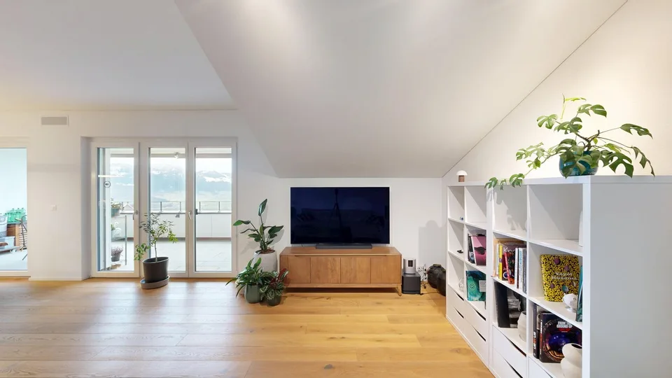 Exklusive 4.5-Zimmer-Dachwohnung mit See- und Bergsicht in Uetliburg – Foto 7 von 9