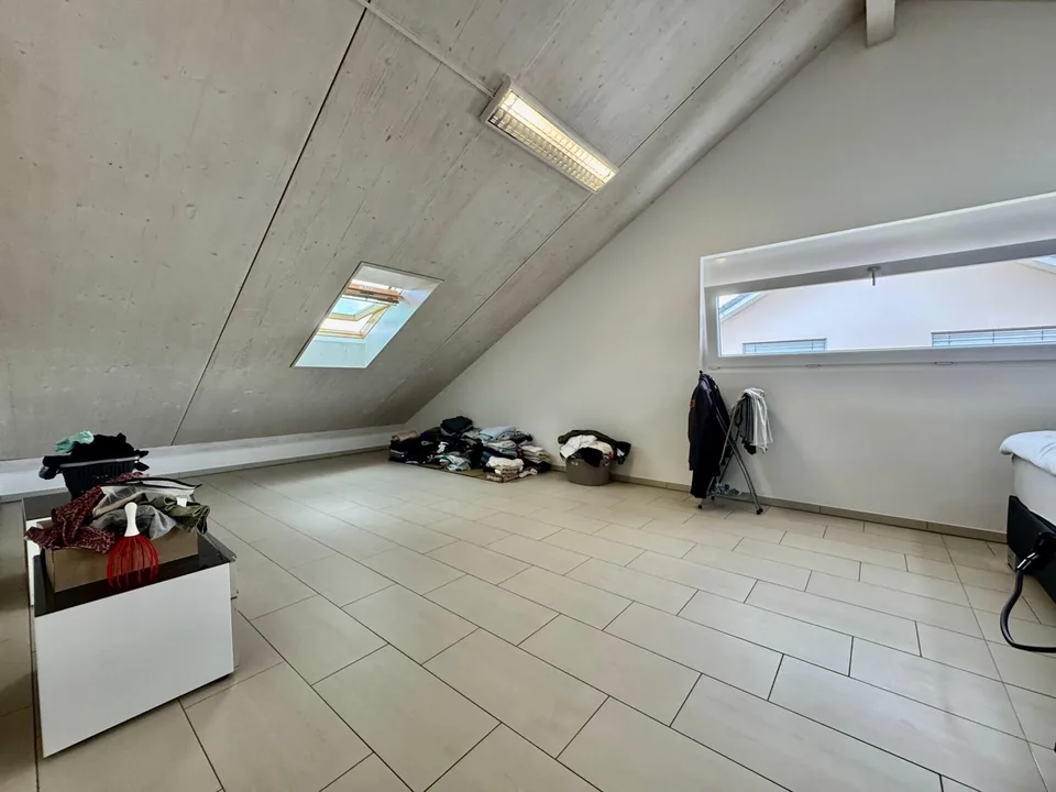 Vue moderne et dégagée sur le vert