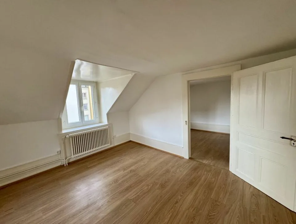 A month of net rent offered! 3.5-room apartment in the attic with a cozy atmosphere
