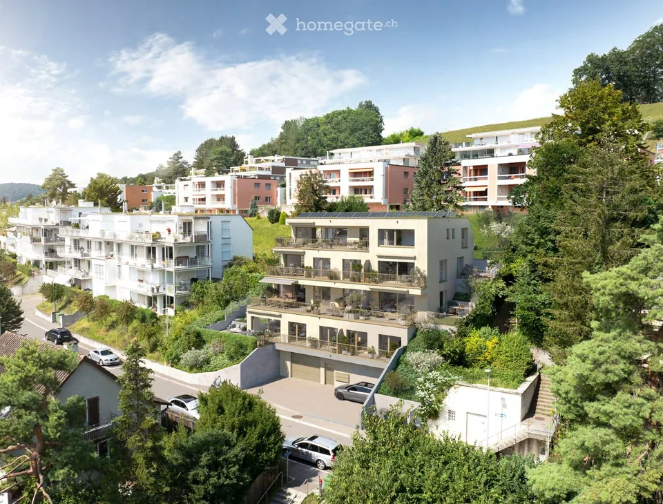 Neubau-Terassenwohnung mit Weitblick und Klimaanlage