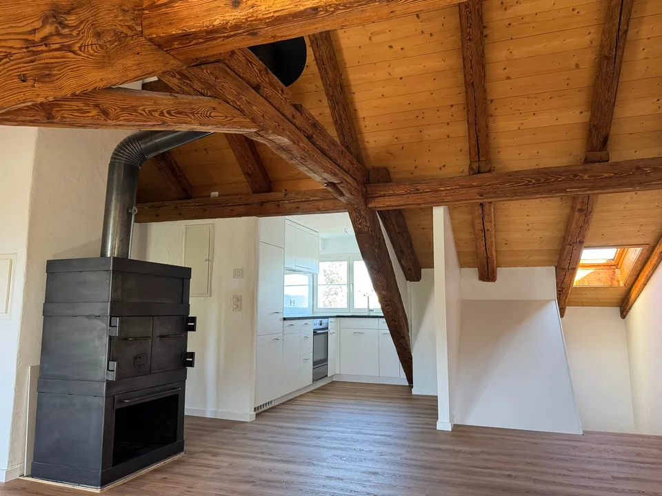 First-time occupancy after renovation - Charming attic apartment