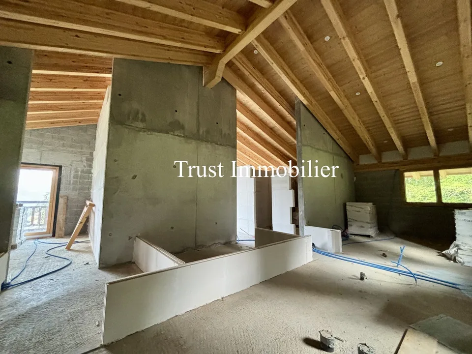 6006M-Gryon-Großes Chalet mit abschließenden Arbeiten
