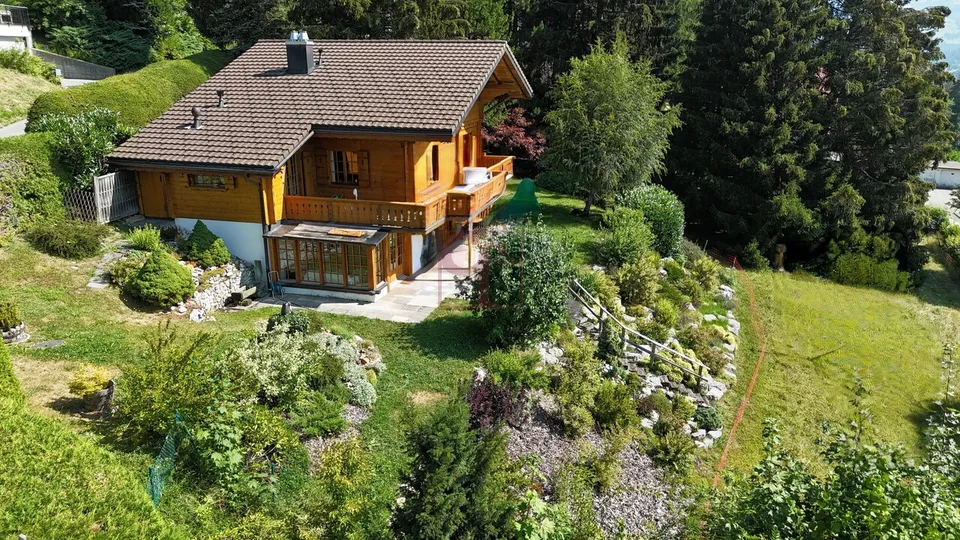 Chalet in legno a Crésuz, a 20 minuti da Bulle