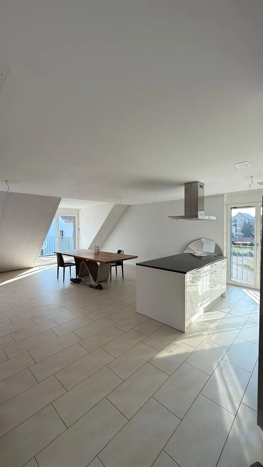 Luxuriöse 3 1/2 Minergie Maisonette Dach-Wohnung mit atemberaubende Aussicht und Balkon