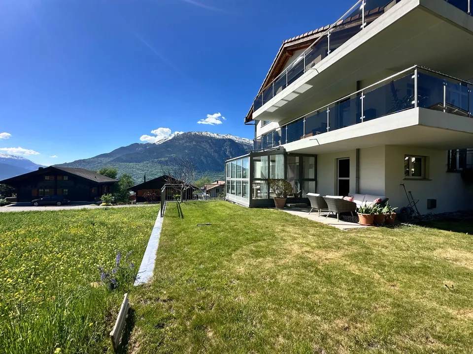 Helle 5-Zimmer-Wohnung mit Bergblick in Ried-Brig