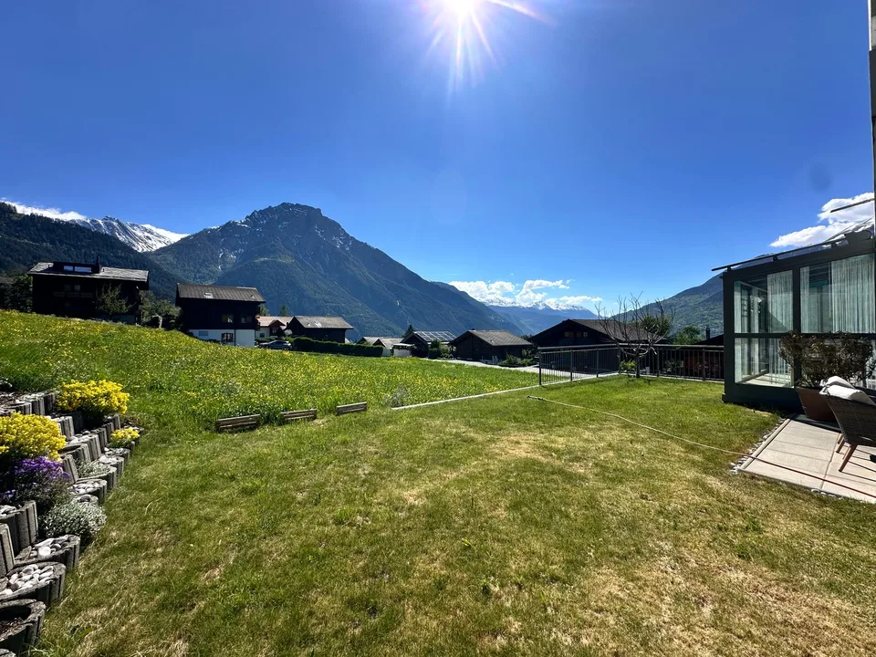 Helle 5-Zimmer-Wohnung mit Bergblick in Ried-Brig