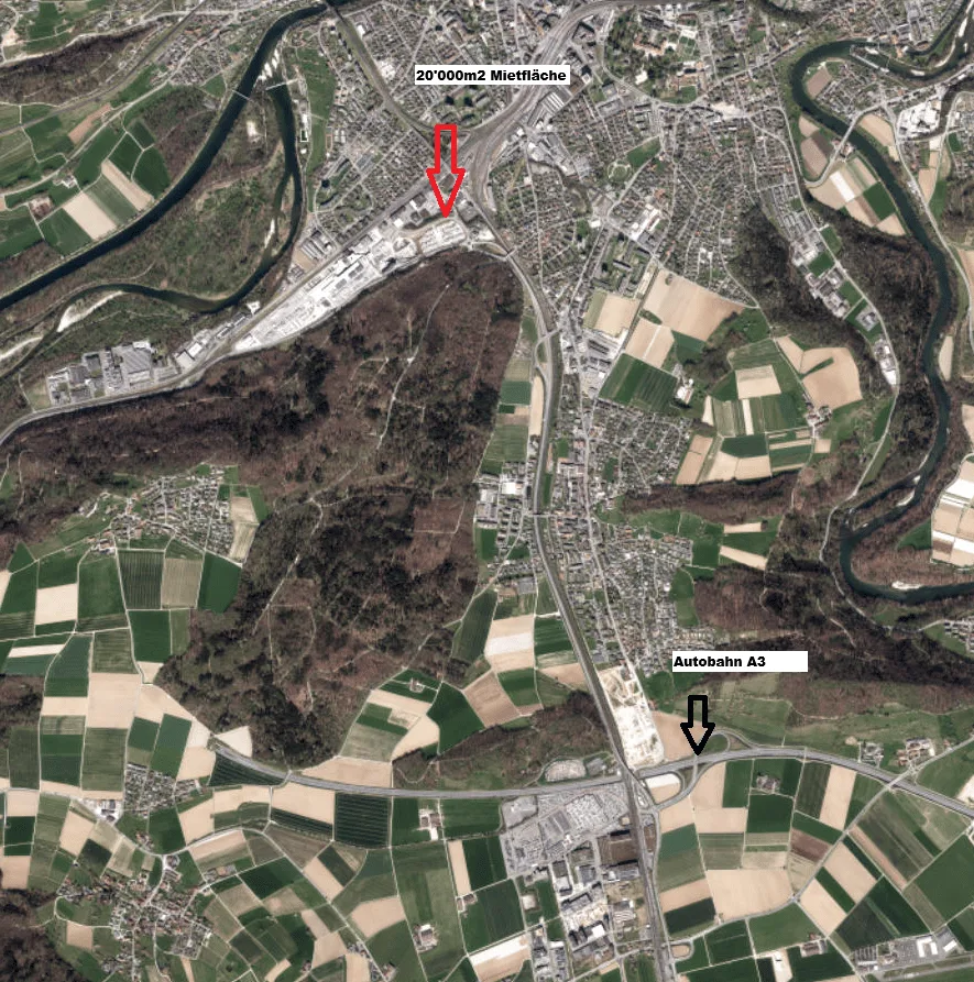 Attraktive und flexible Aussenfläche in Brugg AG