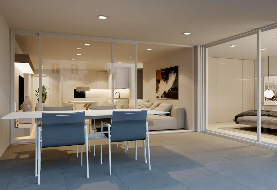 Modernes 3-Zimmer-Wohnung in Rivera im Bau