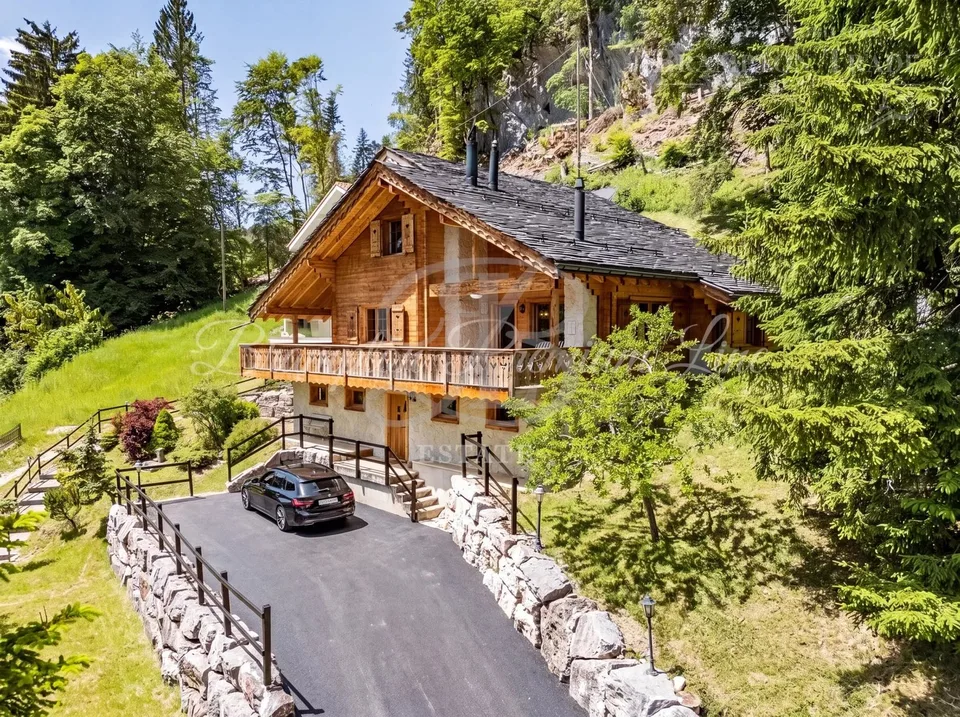 Exclusive Listing in St-Cergue | Character Chalet in a Prime Elevated Position