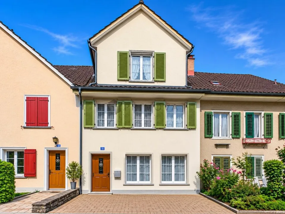 Familienfreundliches 5.5 Zimmer-Reihenhaus mit viel Platz und sonnigem Aussenbereich