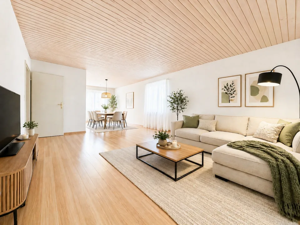 Affascinante e spaziosa maisonette con balcone in un ambiente verde
