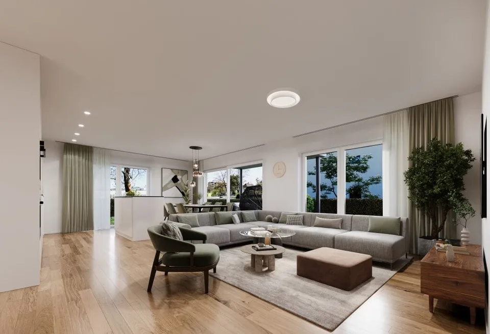 3.5-Zimmer-Gartenwohnung mit Sitzplatz in Münsingen kaufen