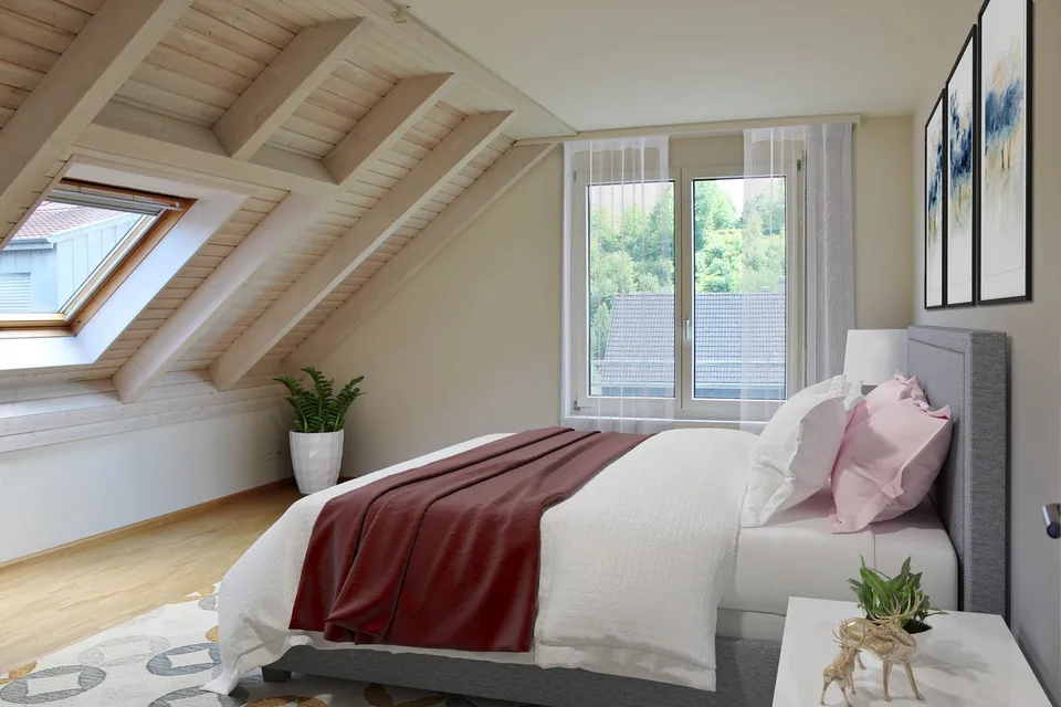 Wunderschöne, helle Maisonette-Dachwohnung – Foto 7 von 10