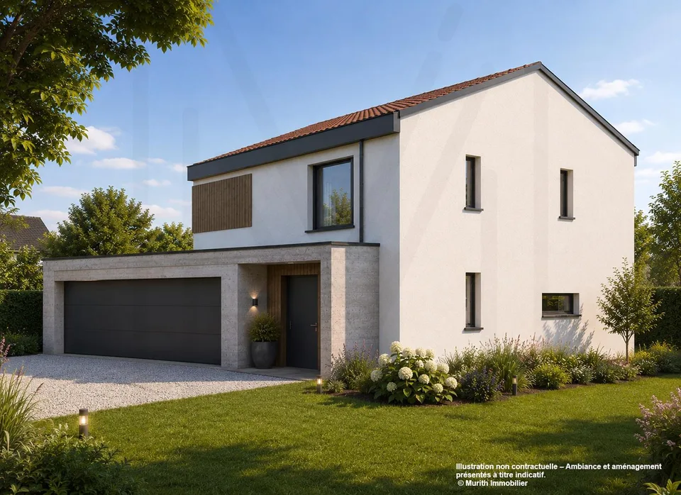 Großes neues Einfamilienhaus