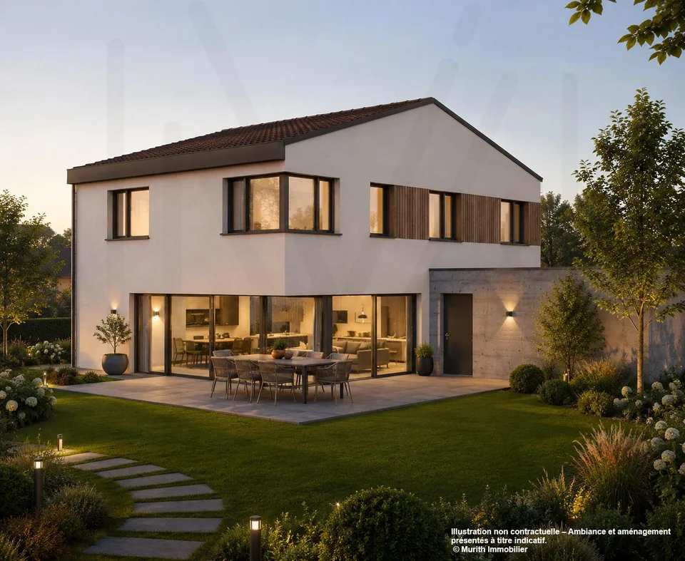 Großes neues Einfamilienhaus