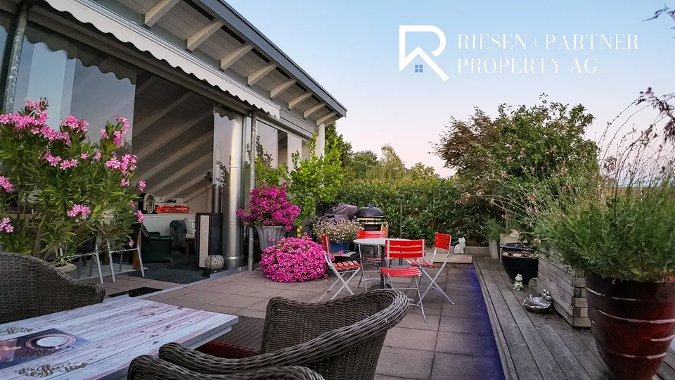 Attic duplex with winter garden and panoramic terrace
