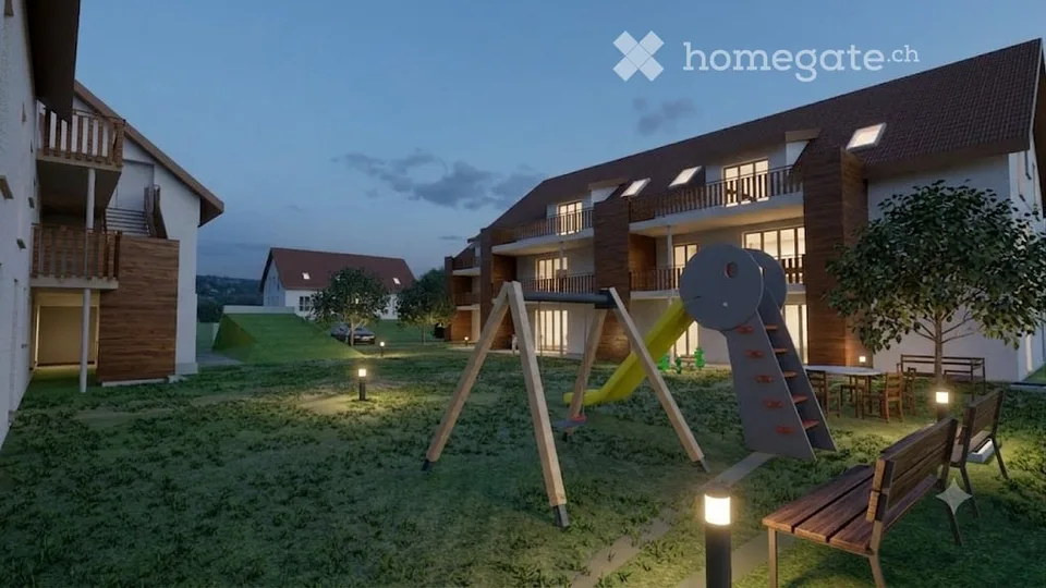 Appartement moderne de 5,5 pièces au 2e étage à Würenlingen – convivial pour les familles, calme et durable