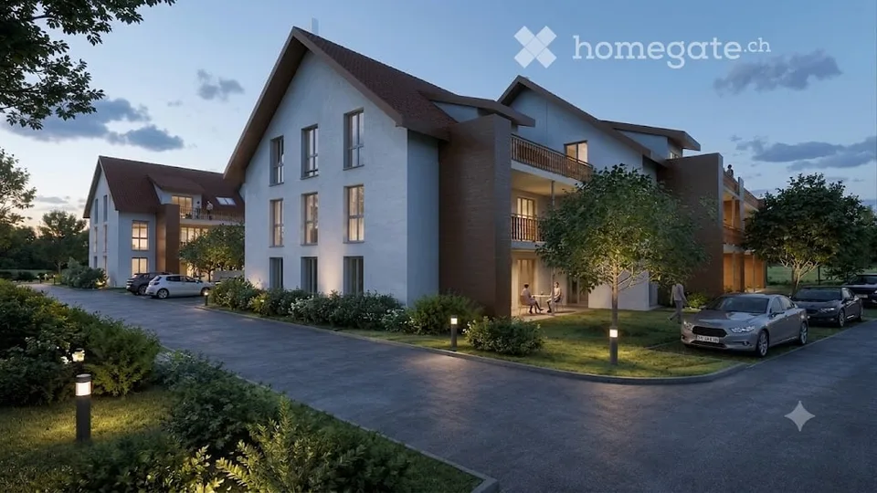 Moderne 5.5-Zimmer-Neubauwohnung im 2. OG in Würenlingen – familienfreundlich, ruhig und nachhaltig