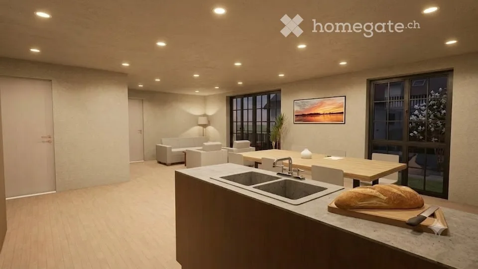 Appartement moderne de 5,5 pièces au 2e étage à Würenlingen – convivial pour les familles, calme et durable