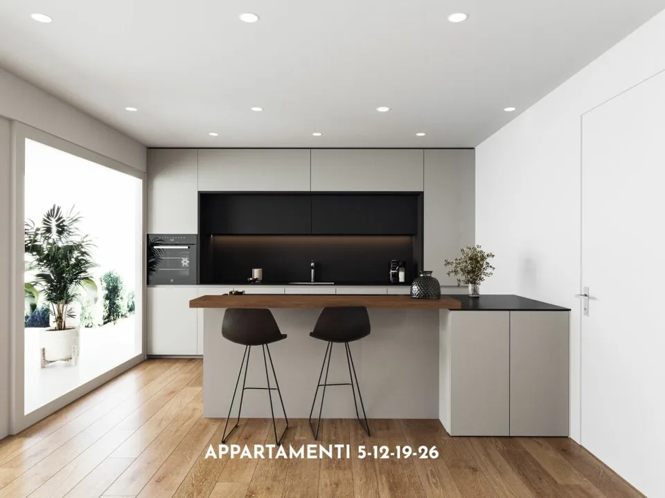 Generoso 3.5 locali con grande terrazza in zona tranquilla