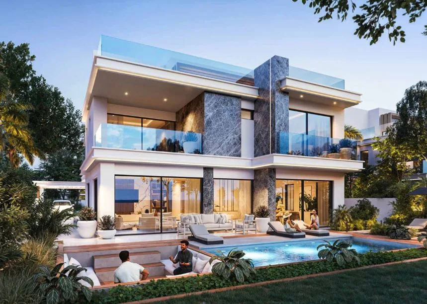 Villa Moderna con Piscina e Vista Panoramica a Dubai