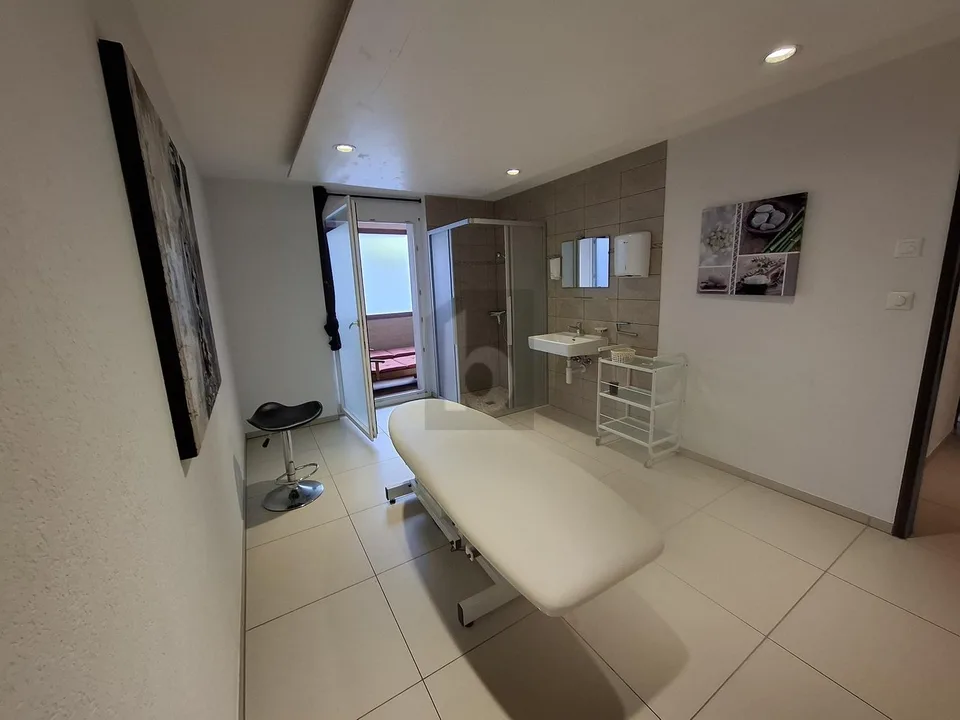 Cabina di cura o fitness e benessere