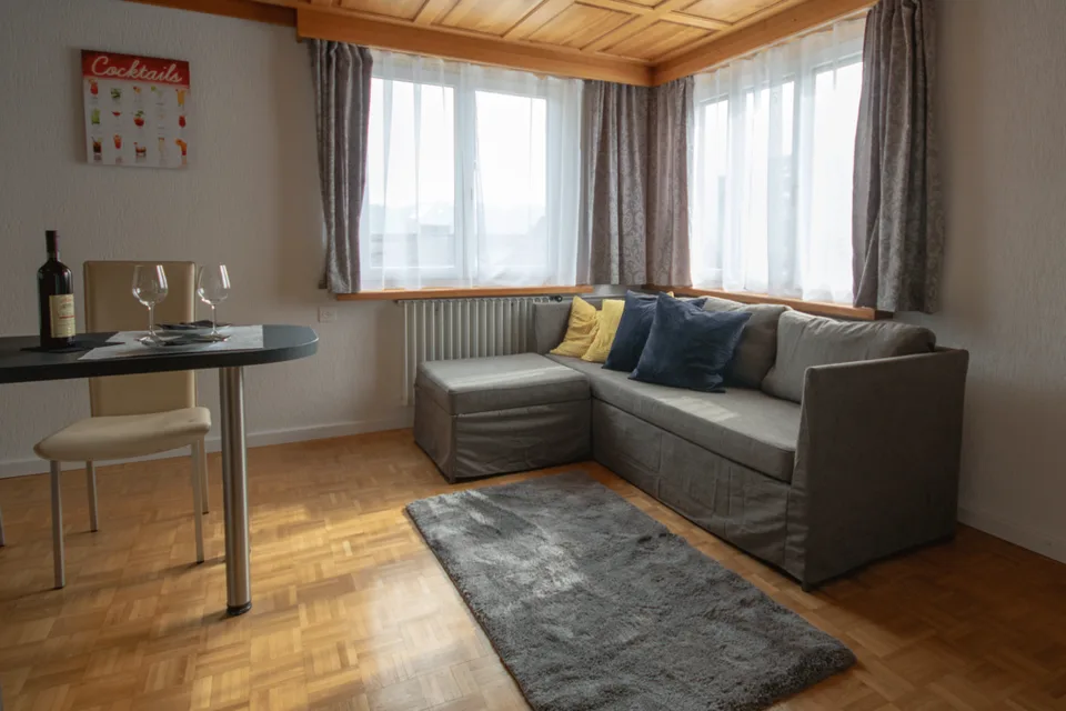 Gemütliches, möbliertes 1.5-Zimmer Appartement in Sargans