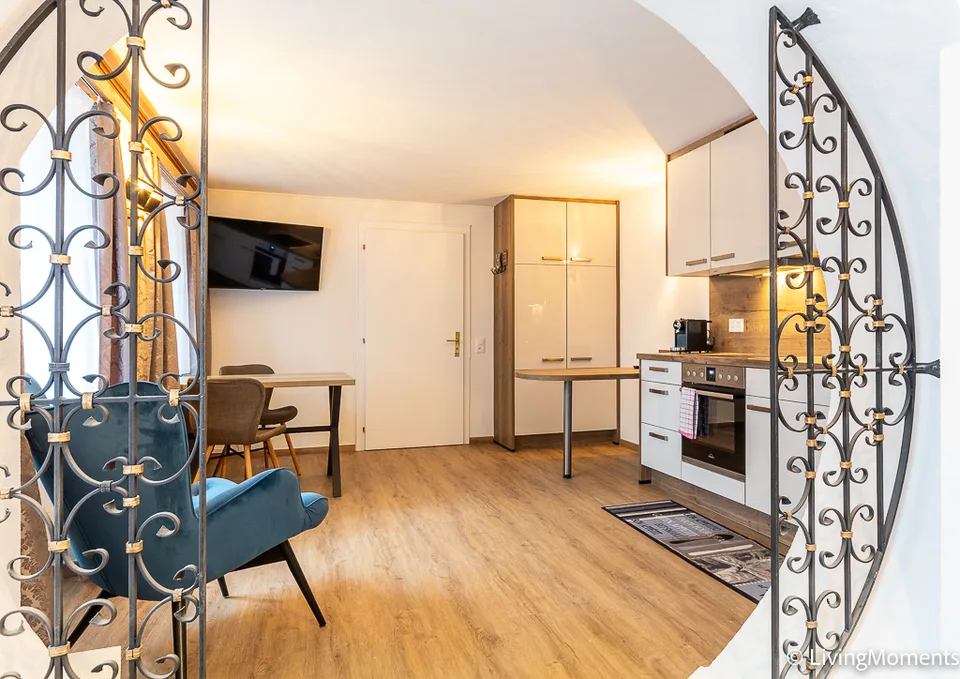 Appartement 1 pièce meublé avec style, nettoyage inclus